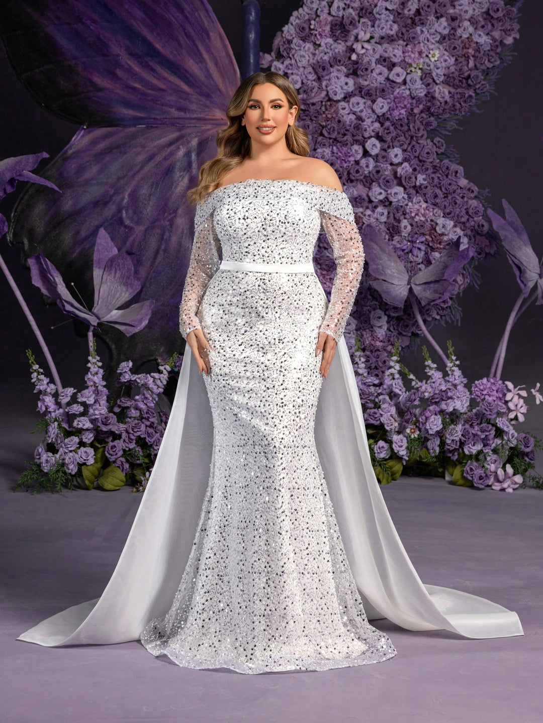 Rochie de mireasă SHEIN, alb