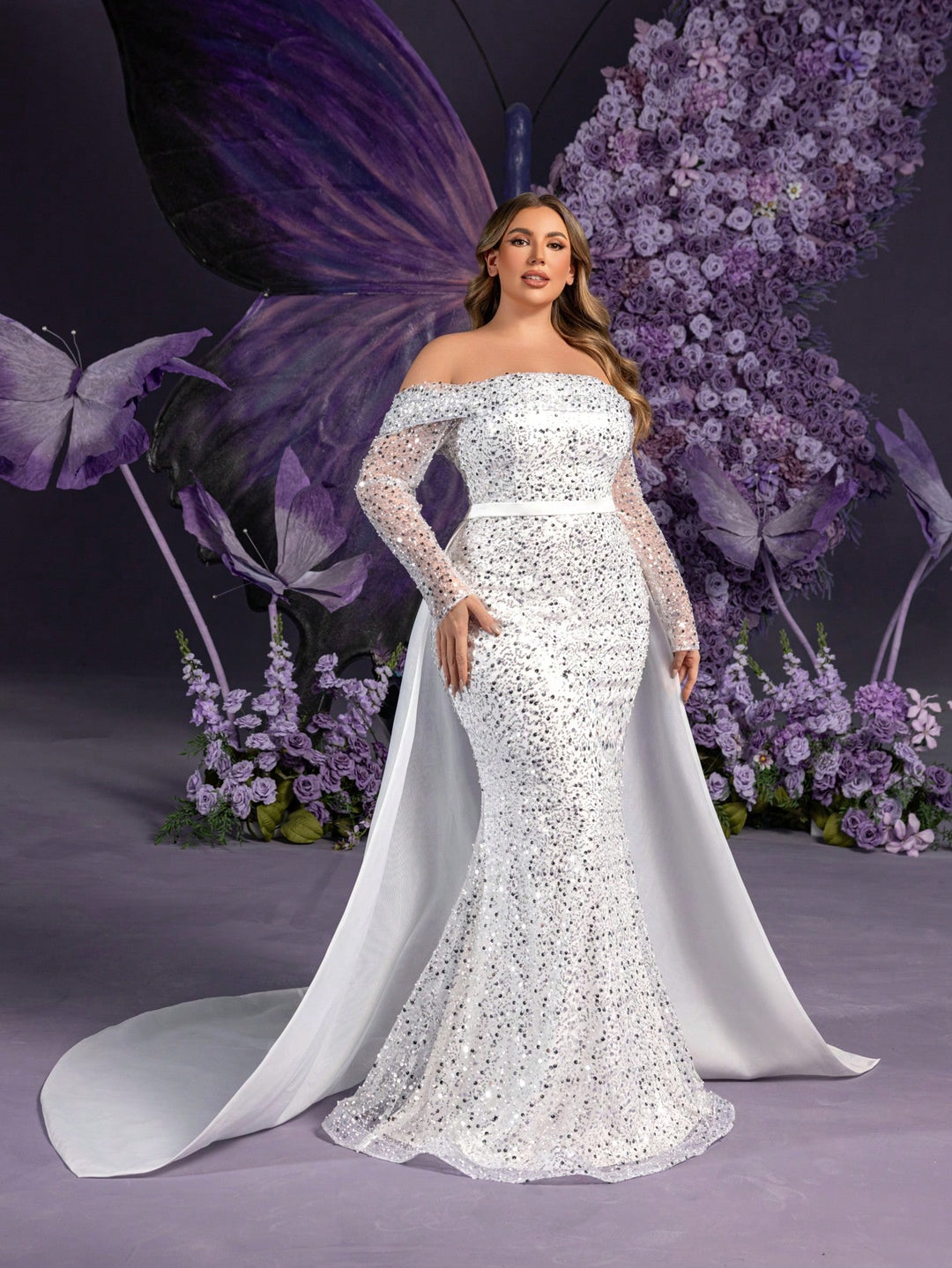 Rochie de mireasă SHEIN, alb