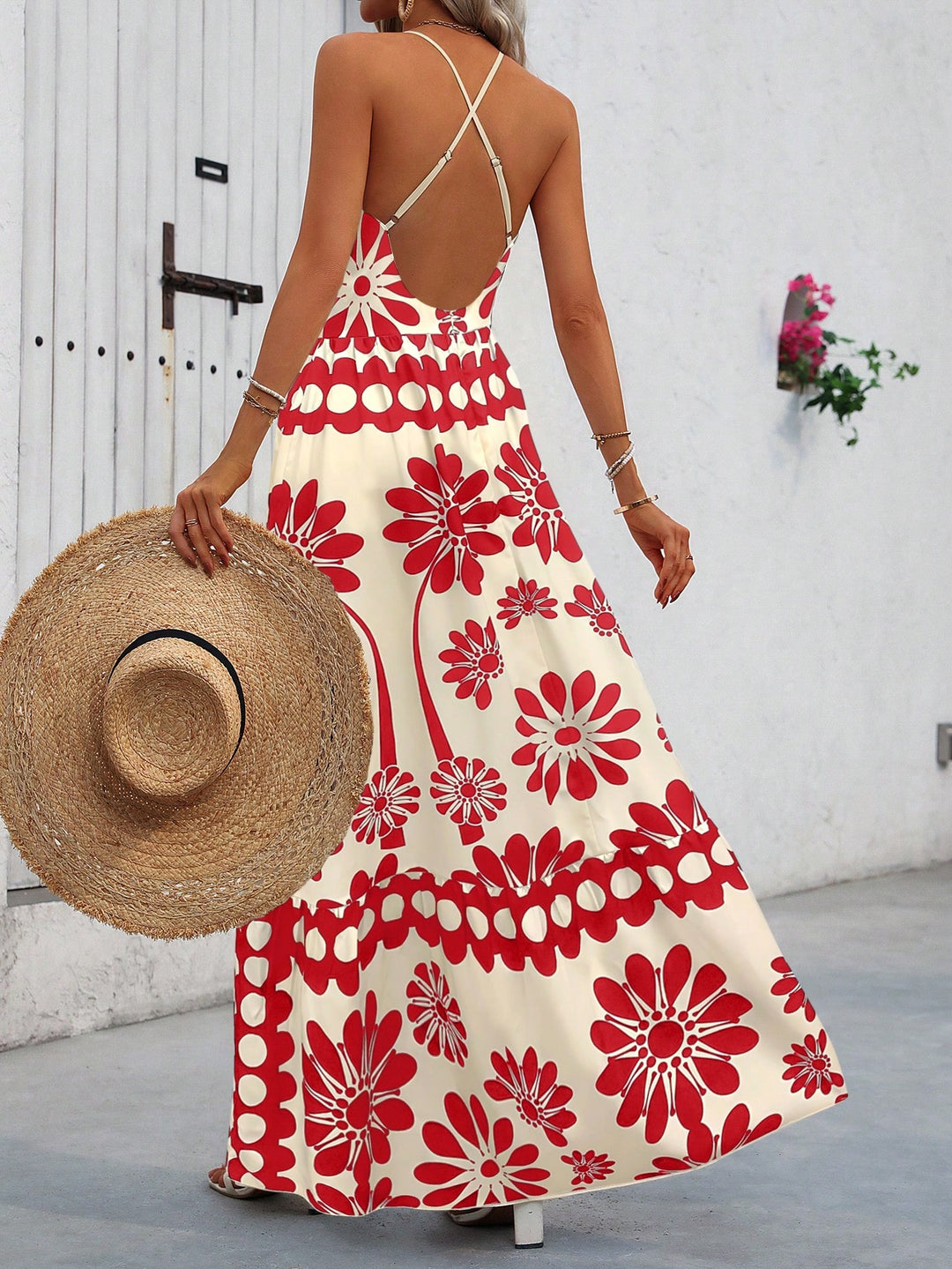 Rochie maxi SHEIN, roșu