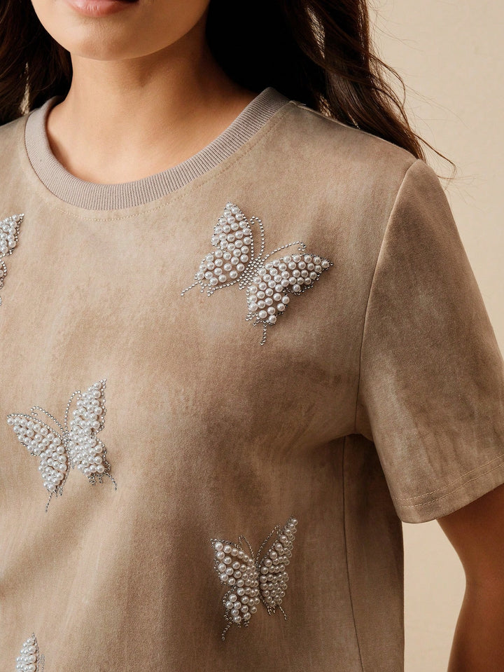 Tricou SHEIN, kaki