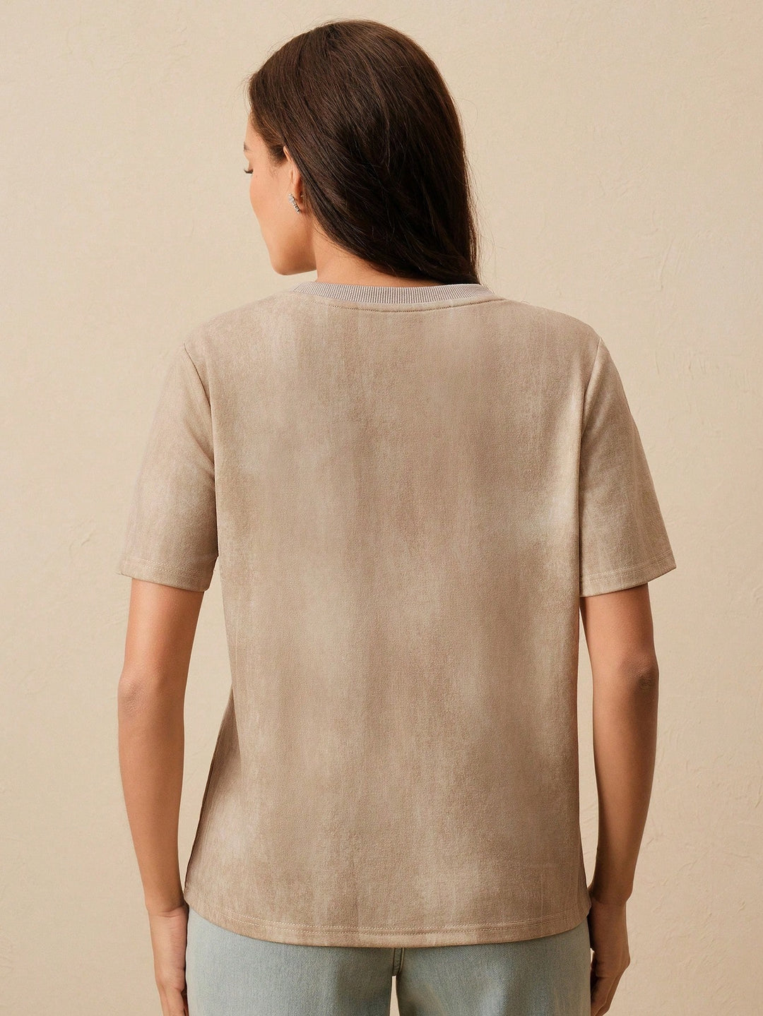 Tricou SHEIN, kaki