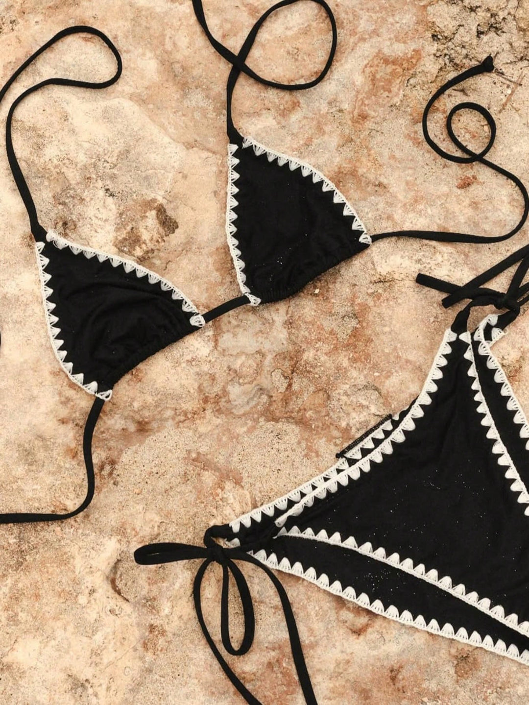 Set bikini SHEIN, negru