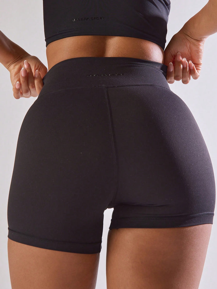 Pantaloni scurți SHEIN, negru