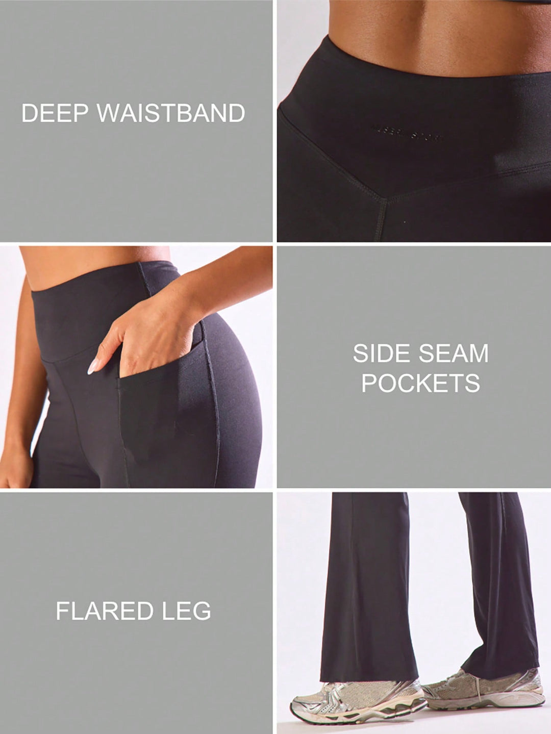 Pantaloni SHEIN, negru