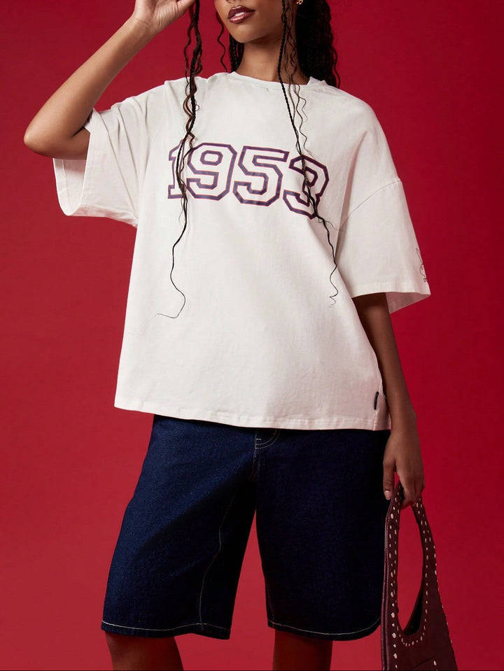 Tricou SHEIN, crem