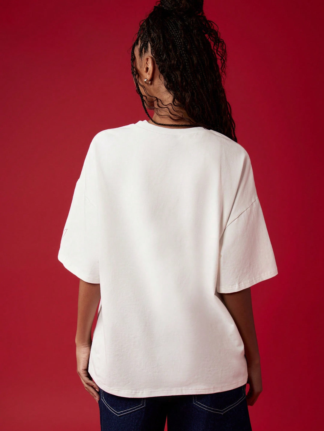 Tricou SHEIN, crem