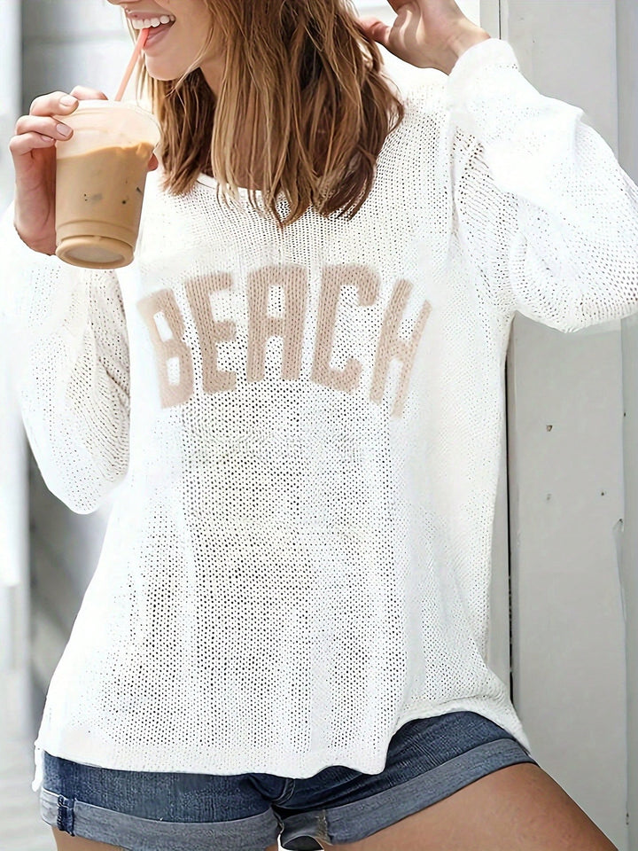 Pulover SHEIN, alb