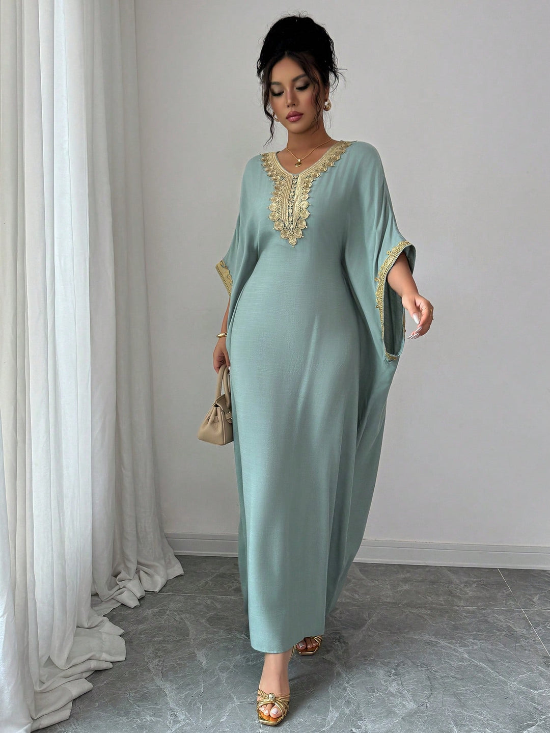 SHEIN Maxi ruha, zöld