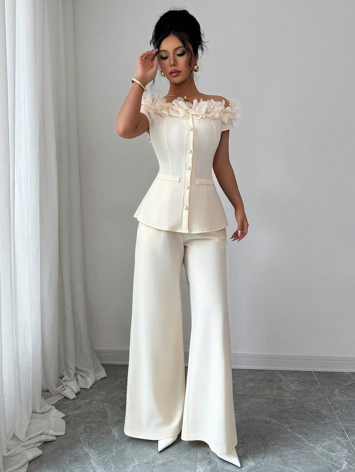 Costum SHEIN, portocaliu