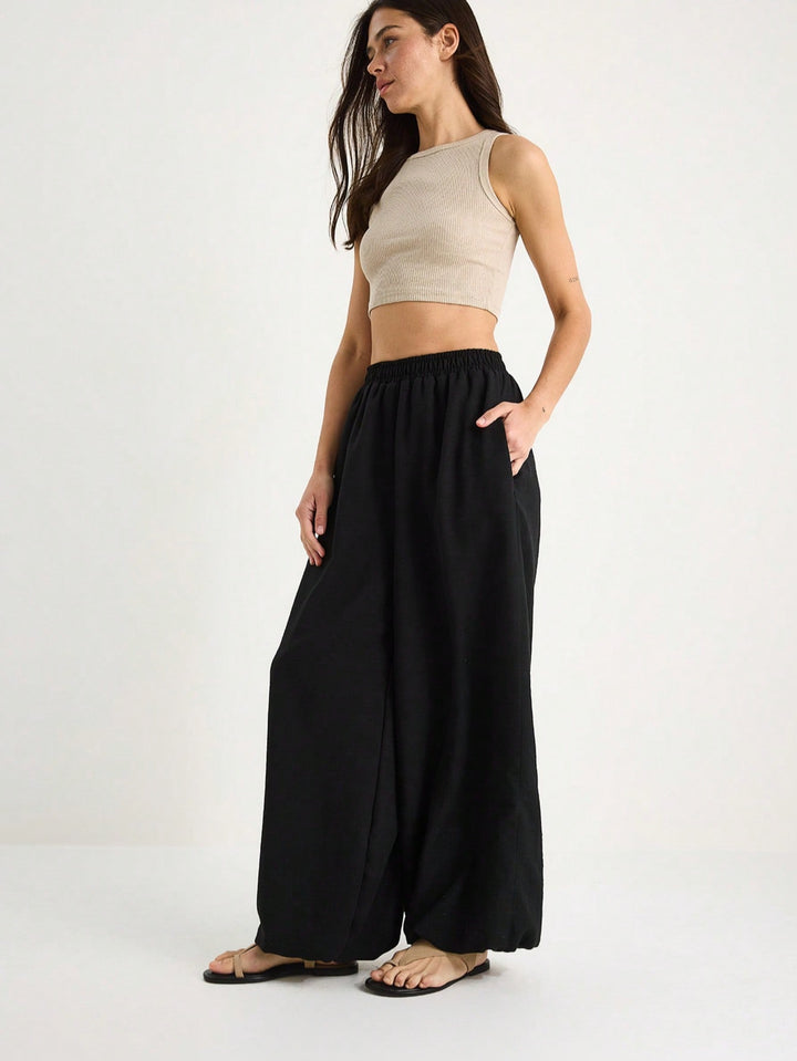 Pantaloni SHEIN, negru