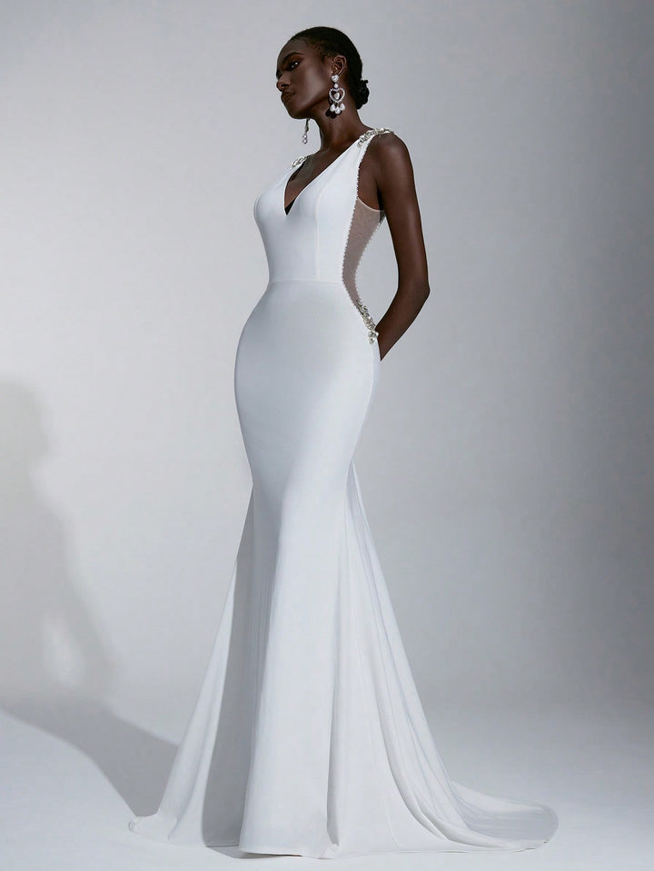 Rochie de mireasă SHEIN, alb