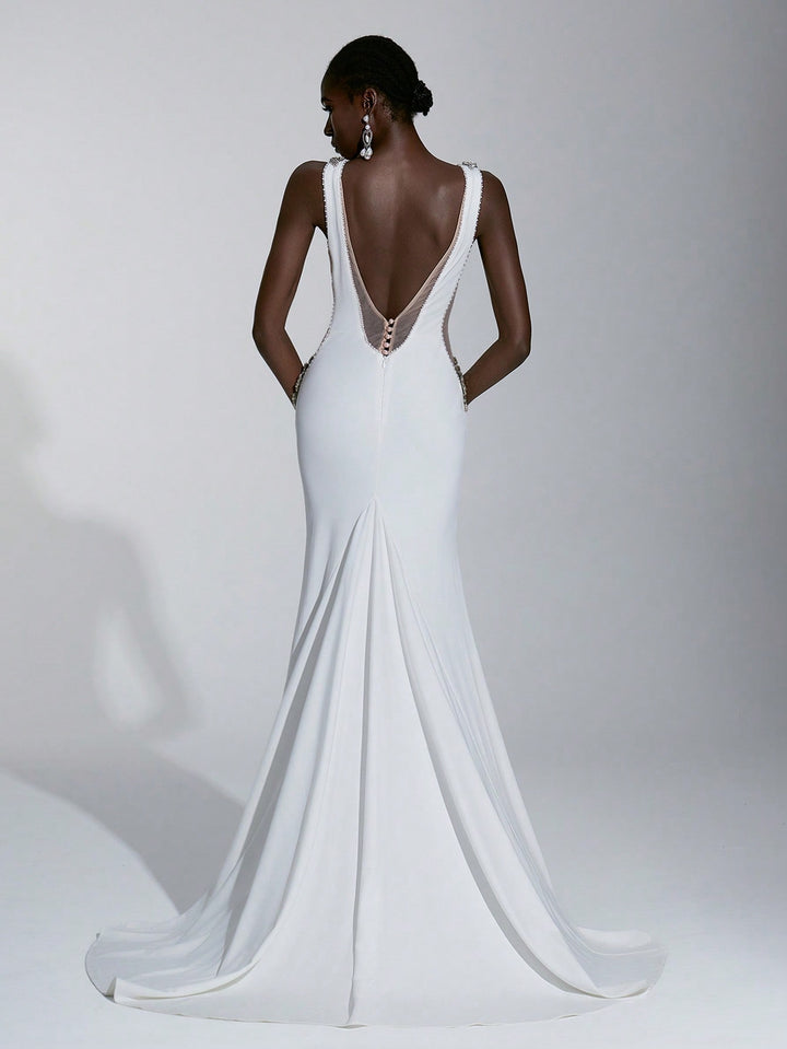 Rochie de mireasă SHEIN, alb