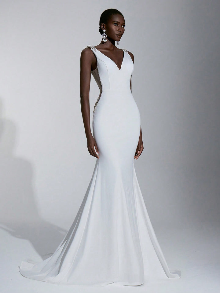 Rochie de mireasă SHEIN, alb