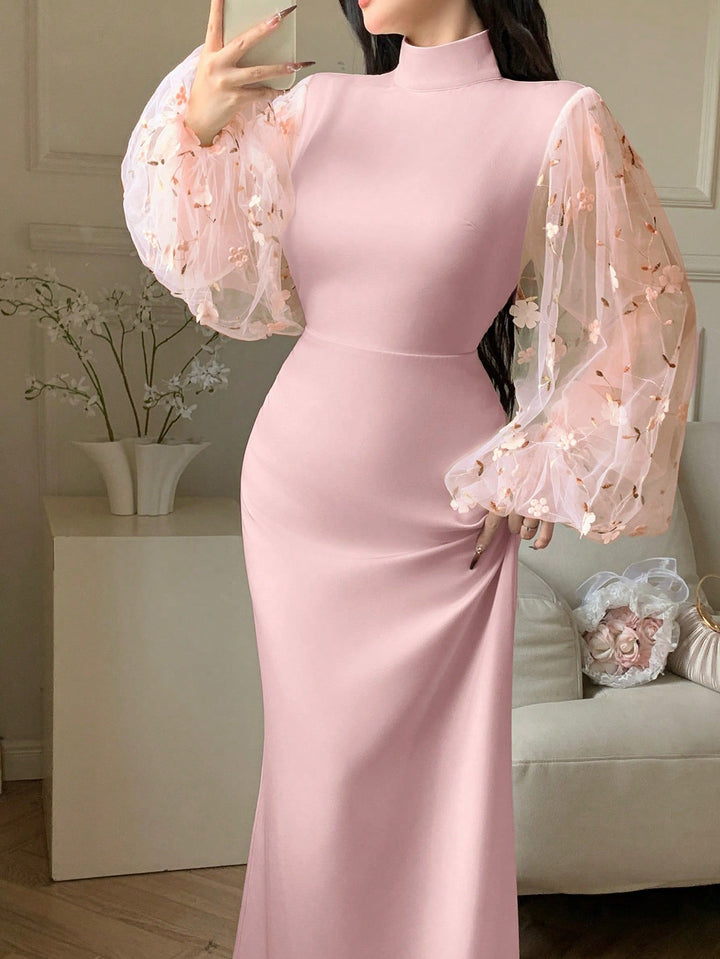 Rochie maxi SHEIN, roz