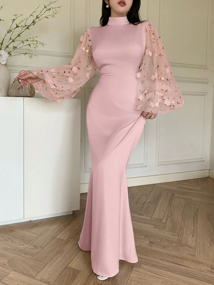 Rochie maxi SHEIN, roz