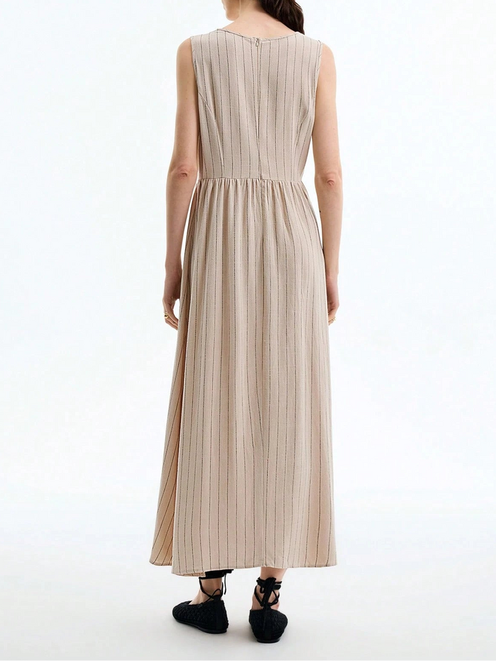 SHEIN maxi ruha, krémszínű