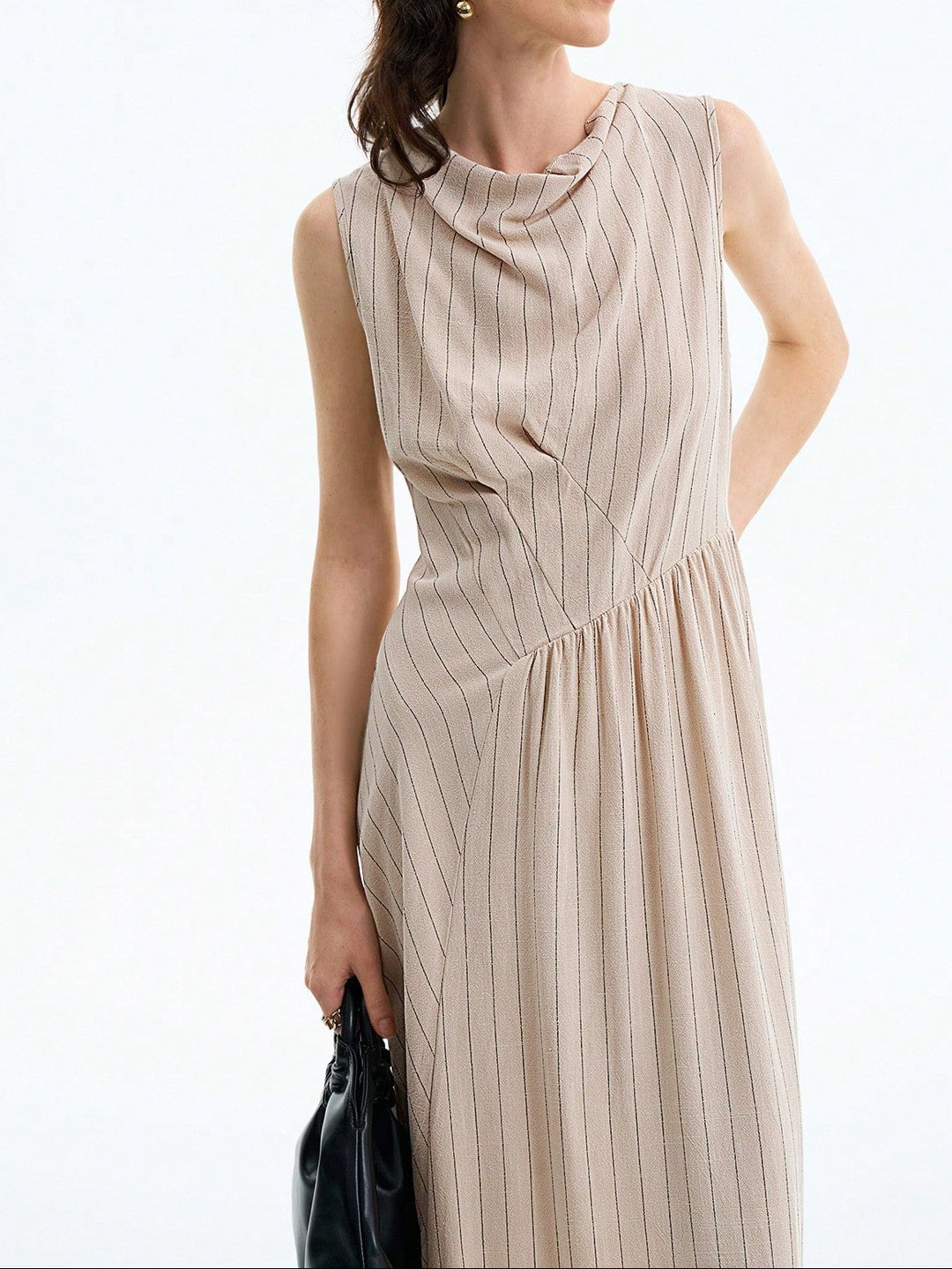 SHEIN maxi ruha, krémszínű