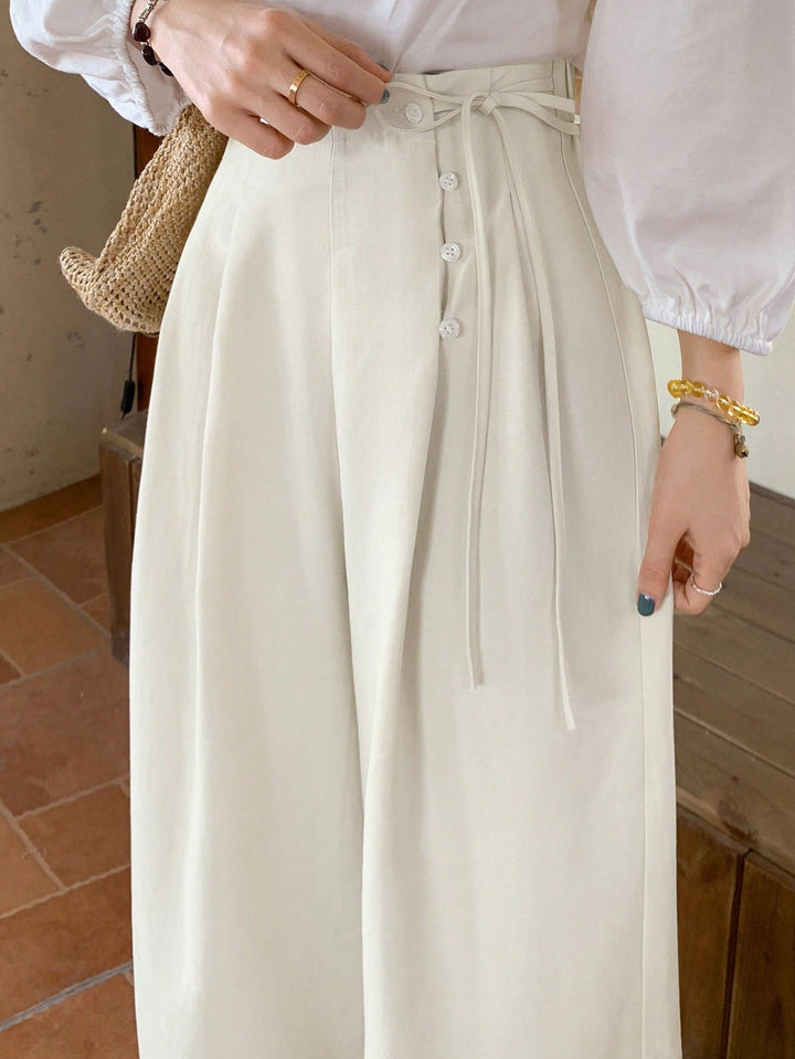 Pantaloni SHEIN, alb