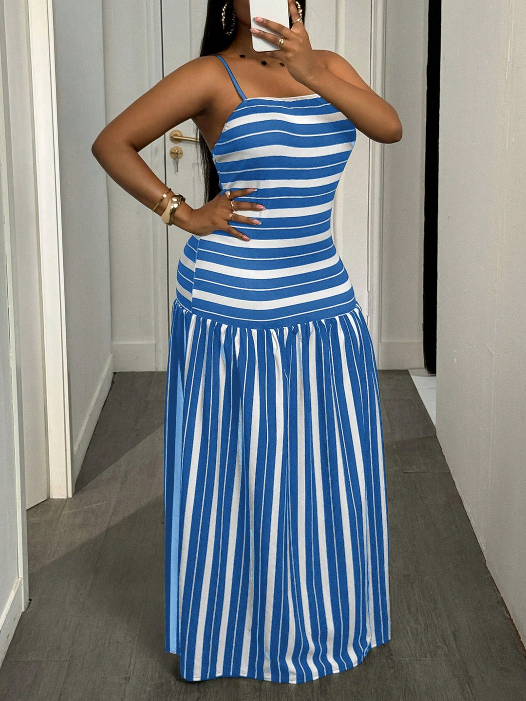 Rochie maxi SHEIN, mix culori