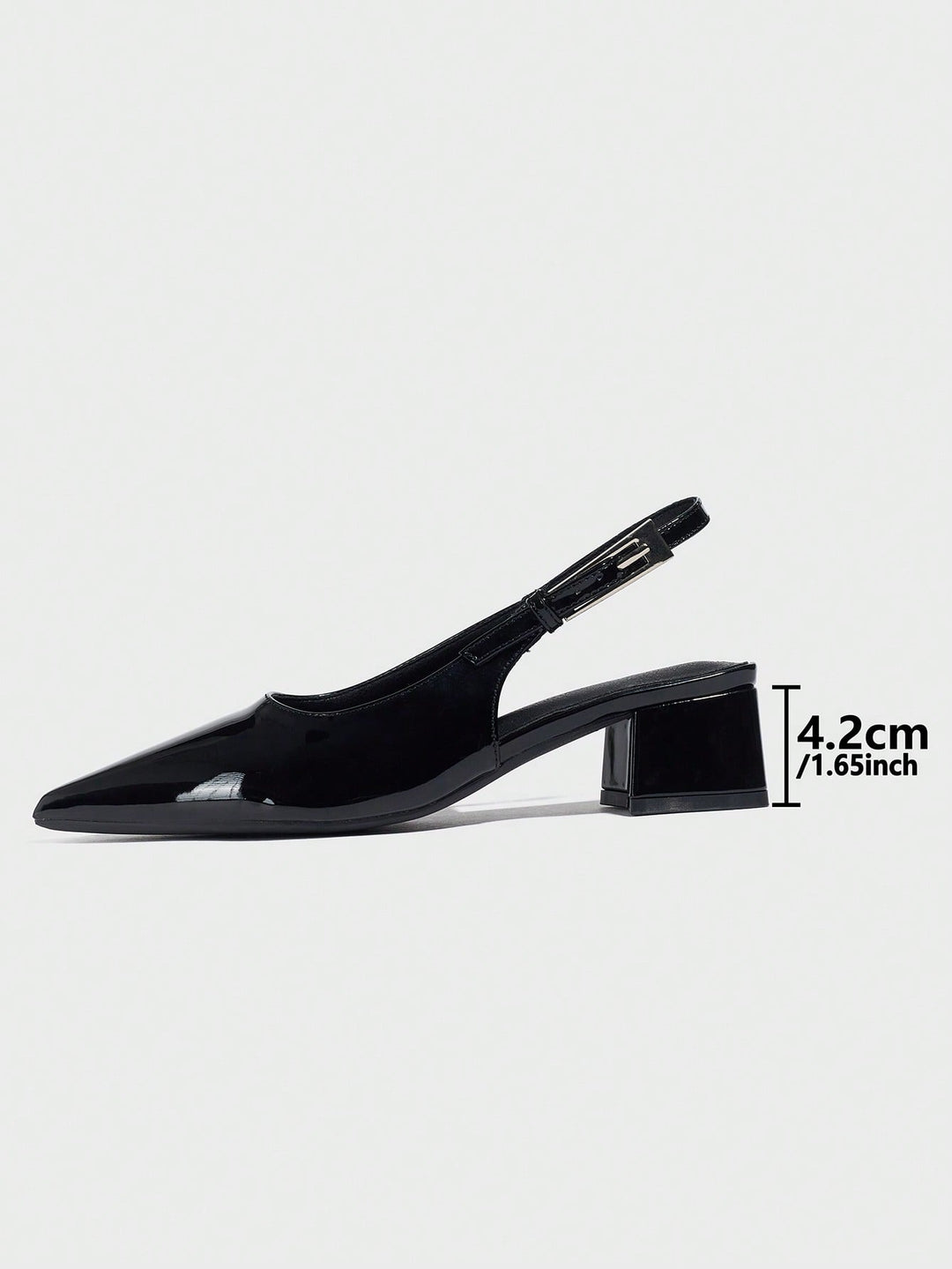 Pantofi cu toc SHEIN, negru