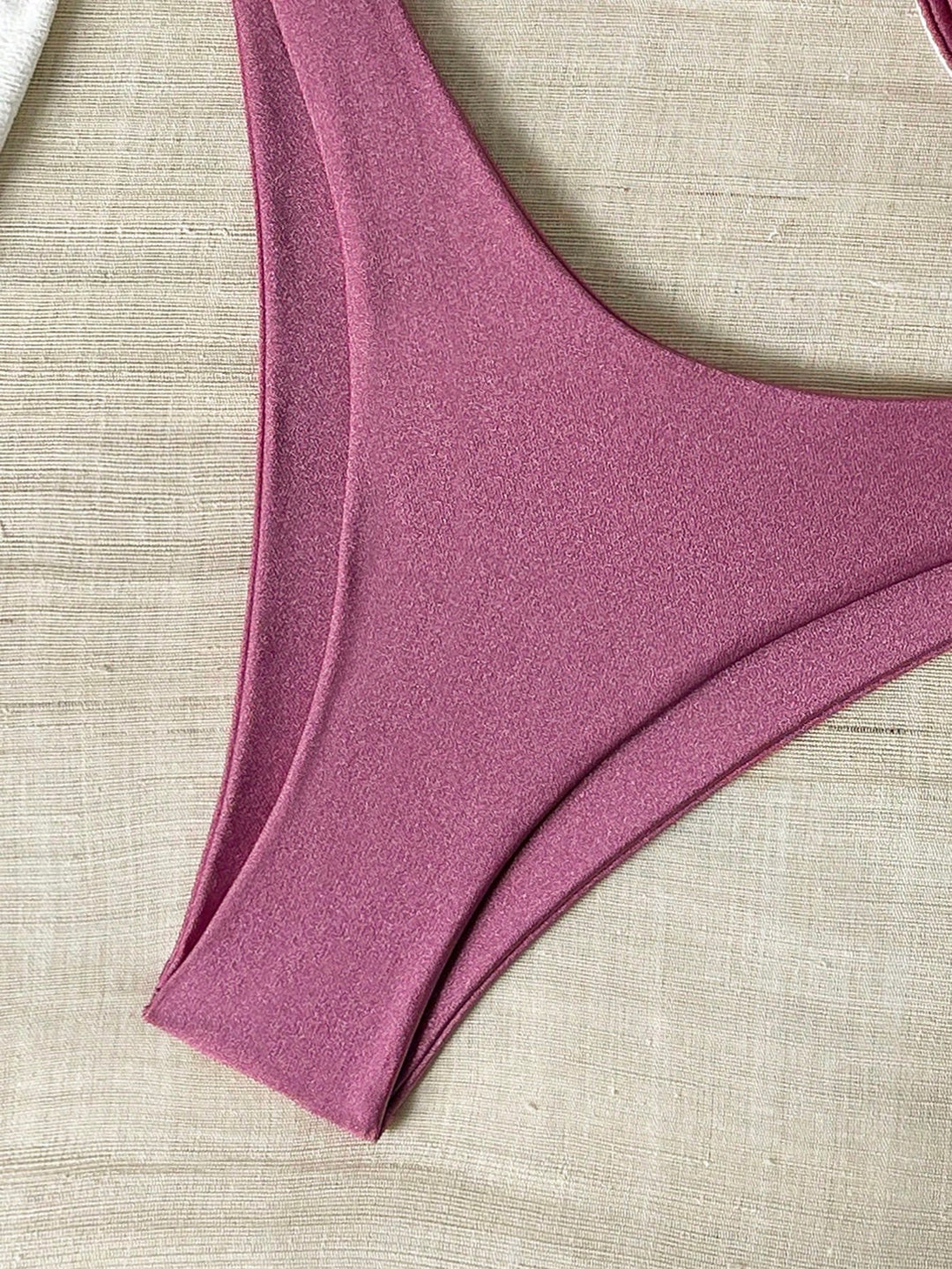Set bikini SHEIN, roz