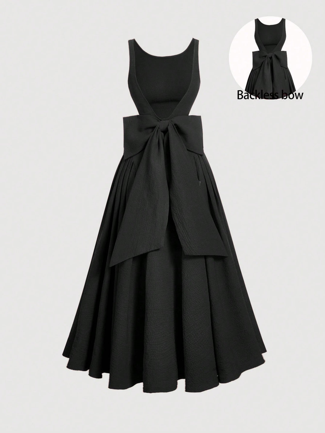 Rochie midi SHEIN, negru