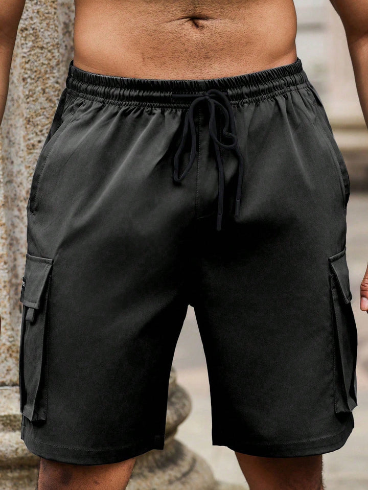 Pantaloni scurți SHEIN, negru