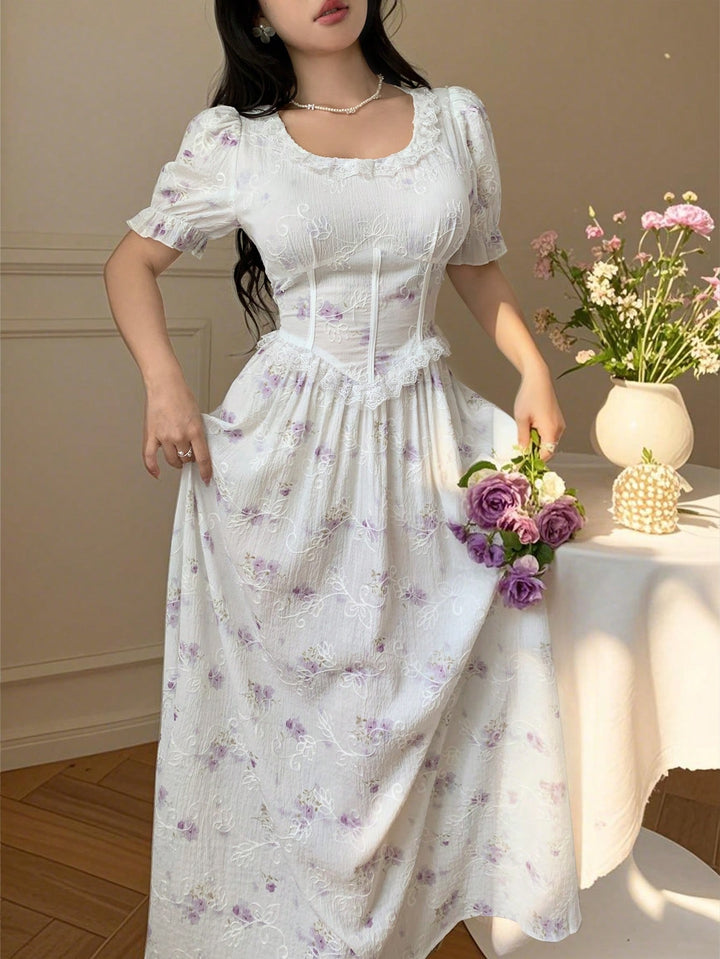 Rochie maxi SHEIN, mix culori