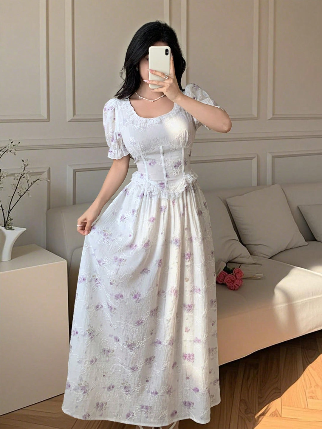 Rochie maxi SHEIN, mix culori