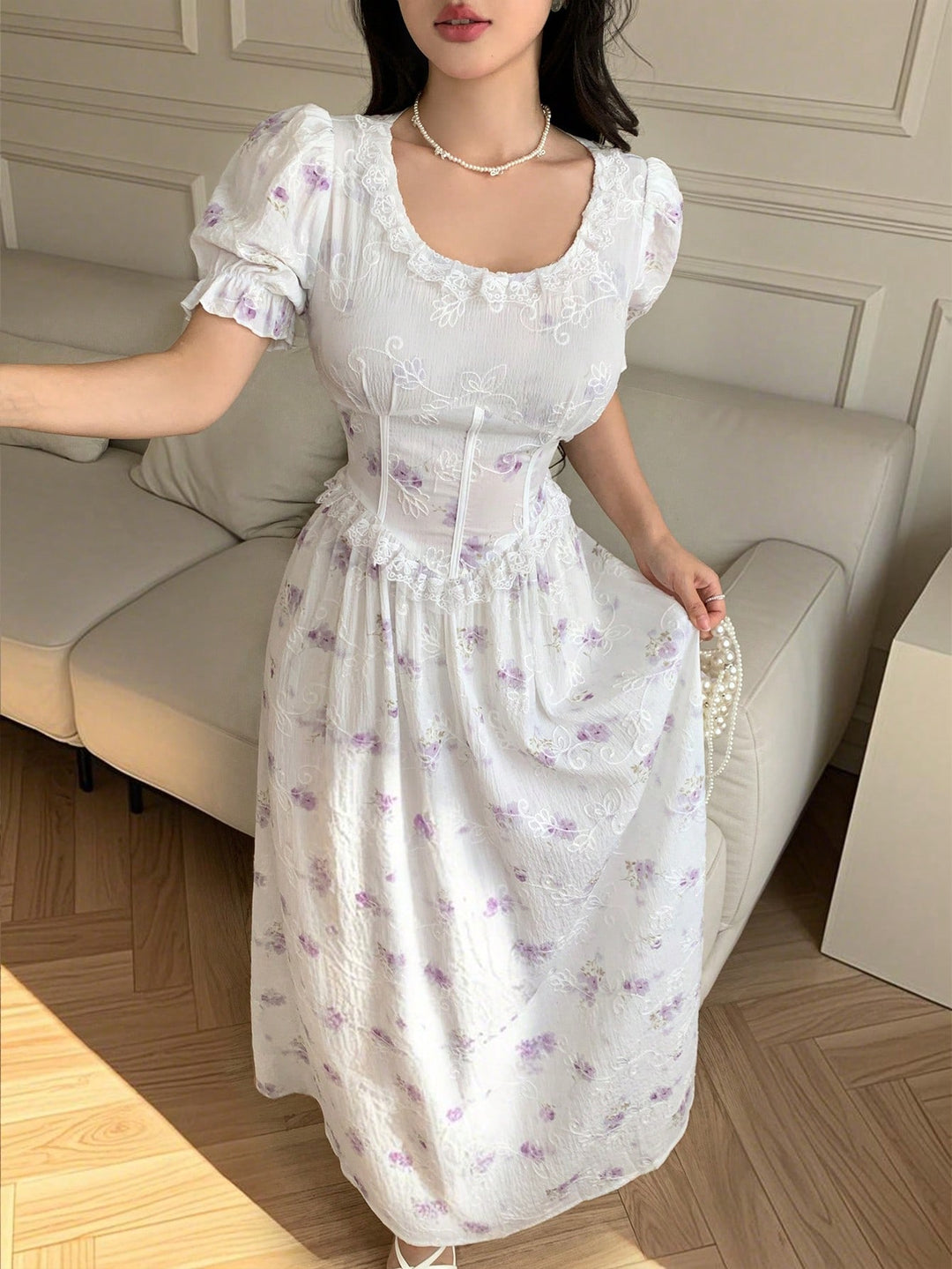 Rochie maxi SHEIN, mix culori