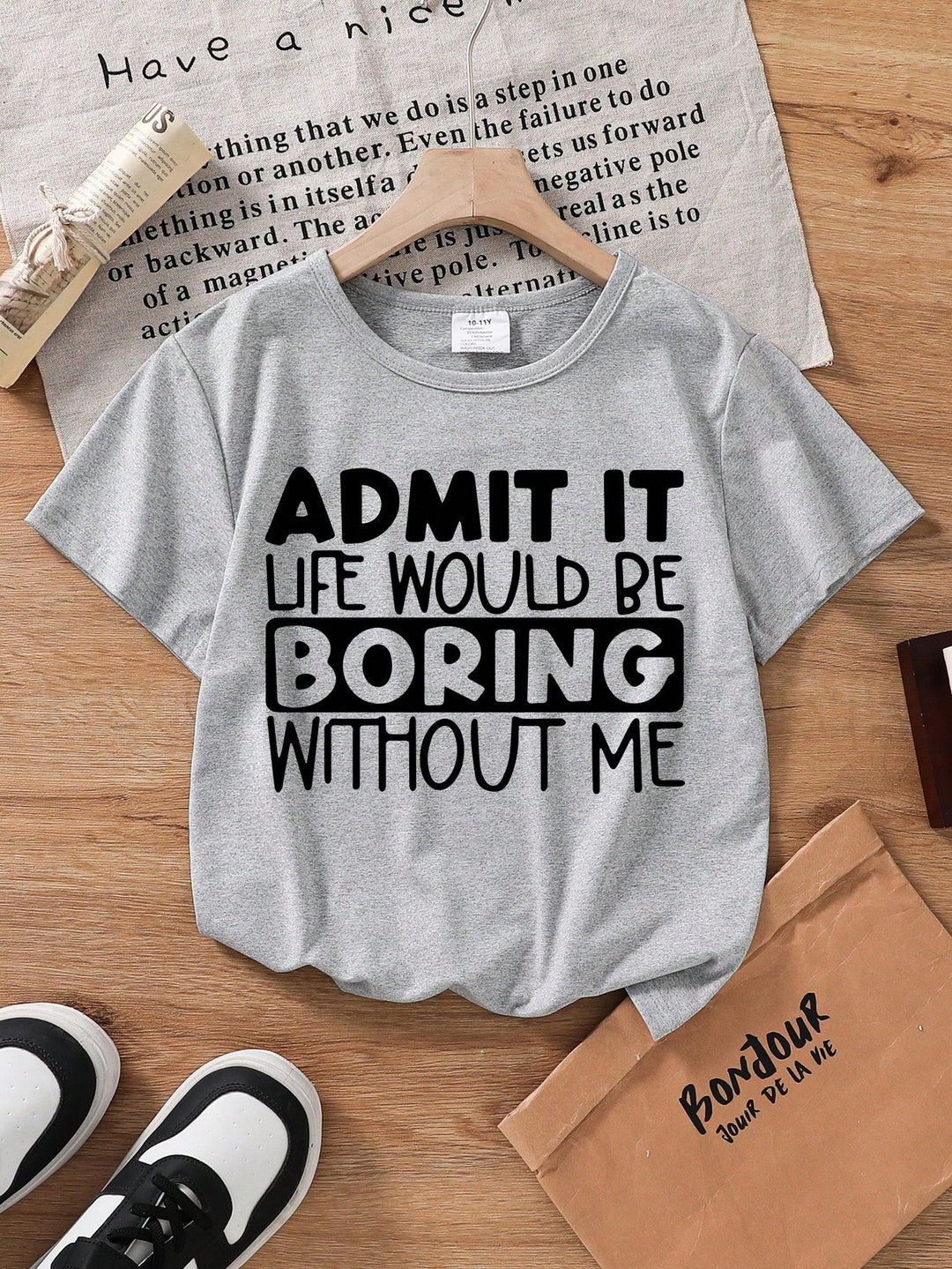 Tricou SHEIN, gri