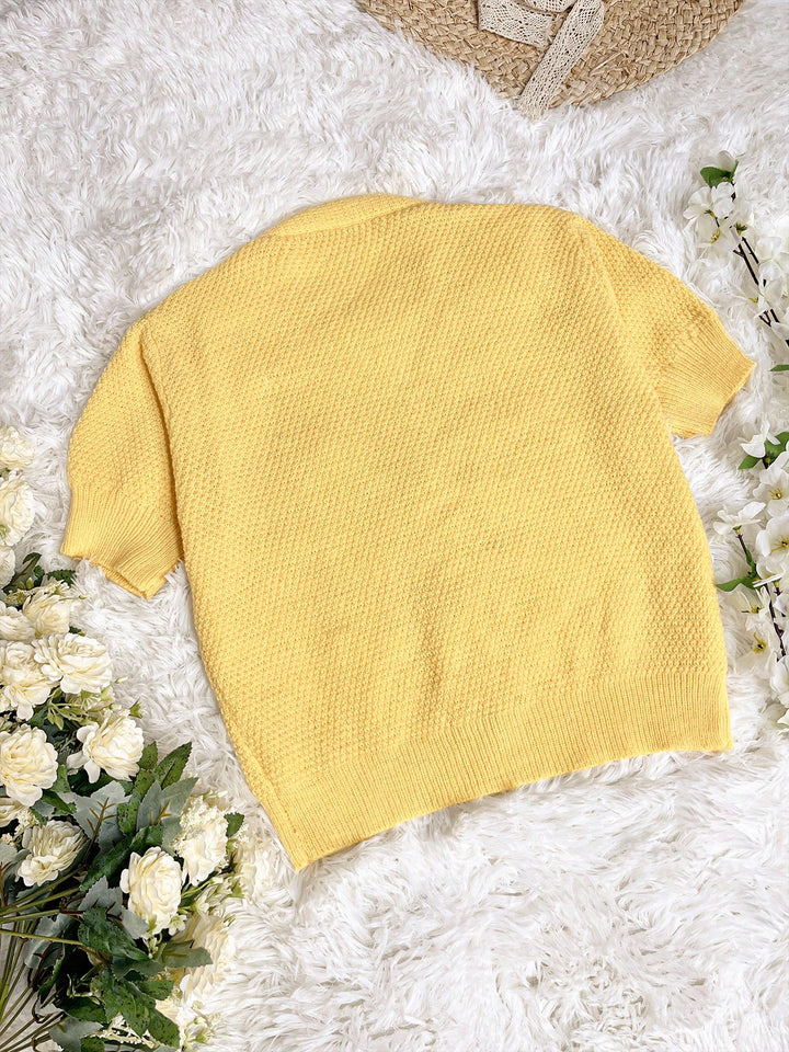 Cardigan SHEIN, galben