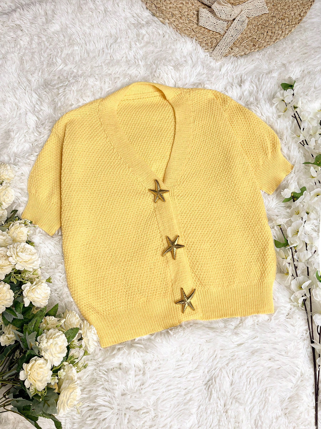 Cardigan SHEIN, galben