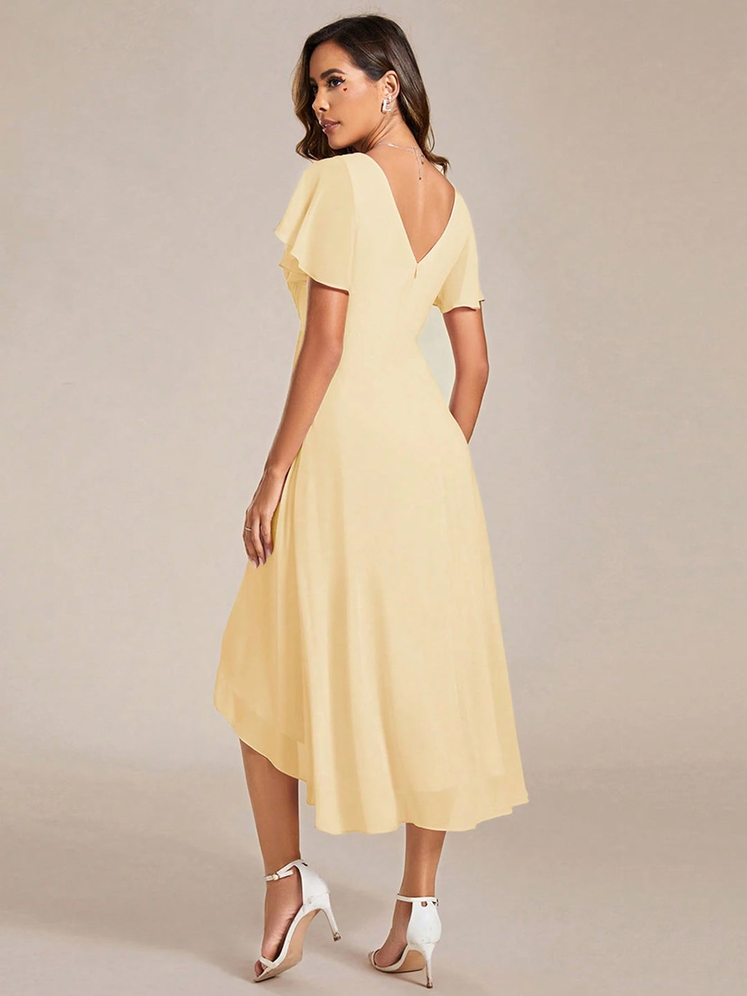 Rochie midi SHEIN, galben