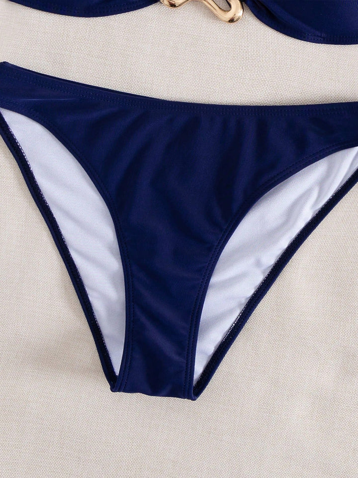 Set bikini SHEIN, albastru