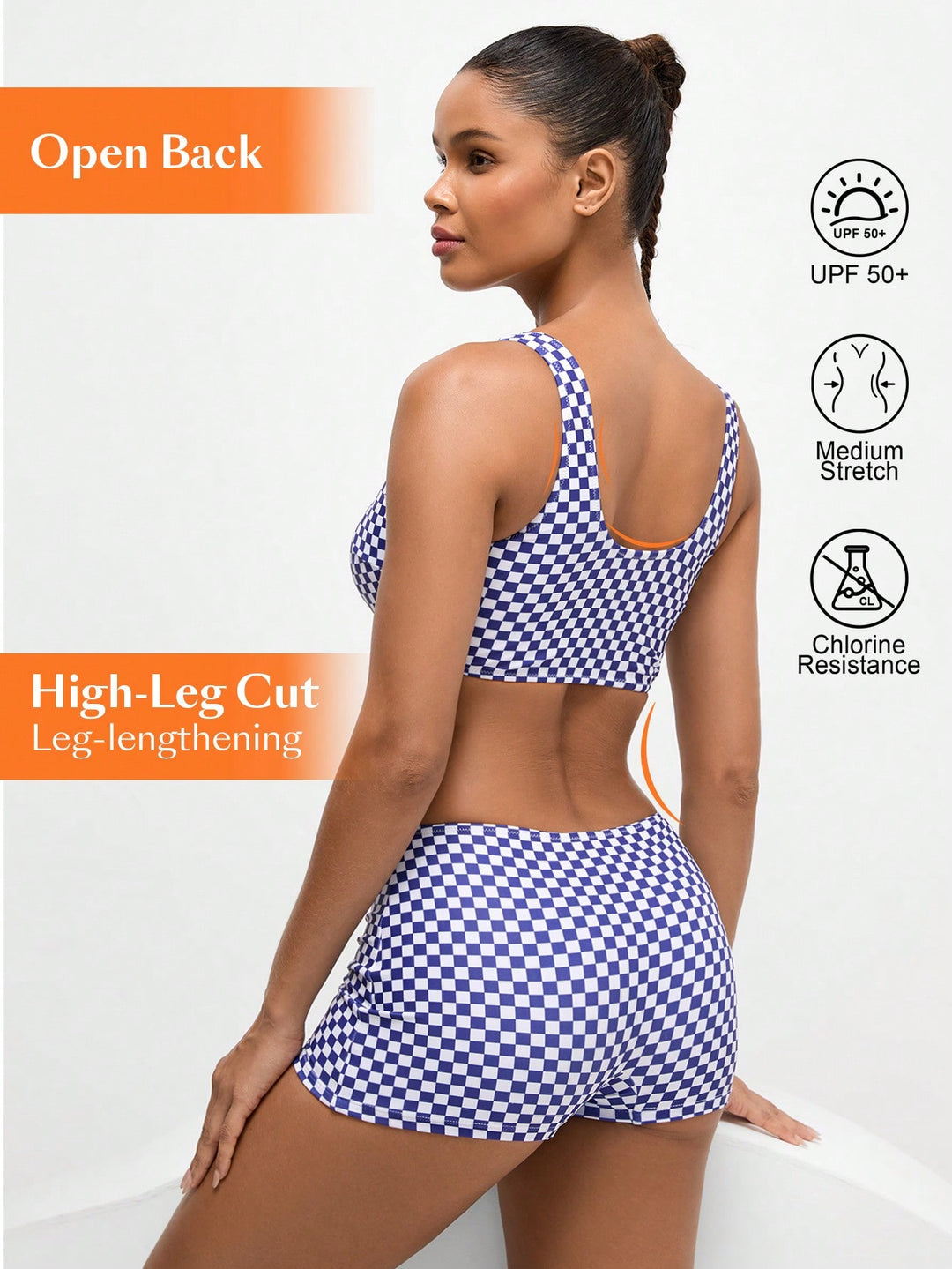 Costum de baie SHEIN, mix culori