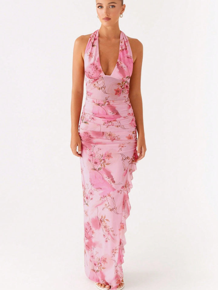 Rochie maxi SHEIN, roz