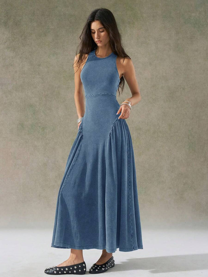 Rochie maxi SHEIN, albastru