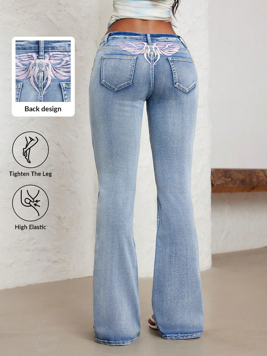 Jeans SHEIN, albastru