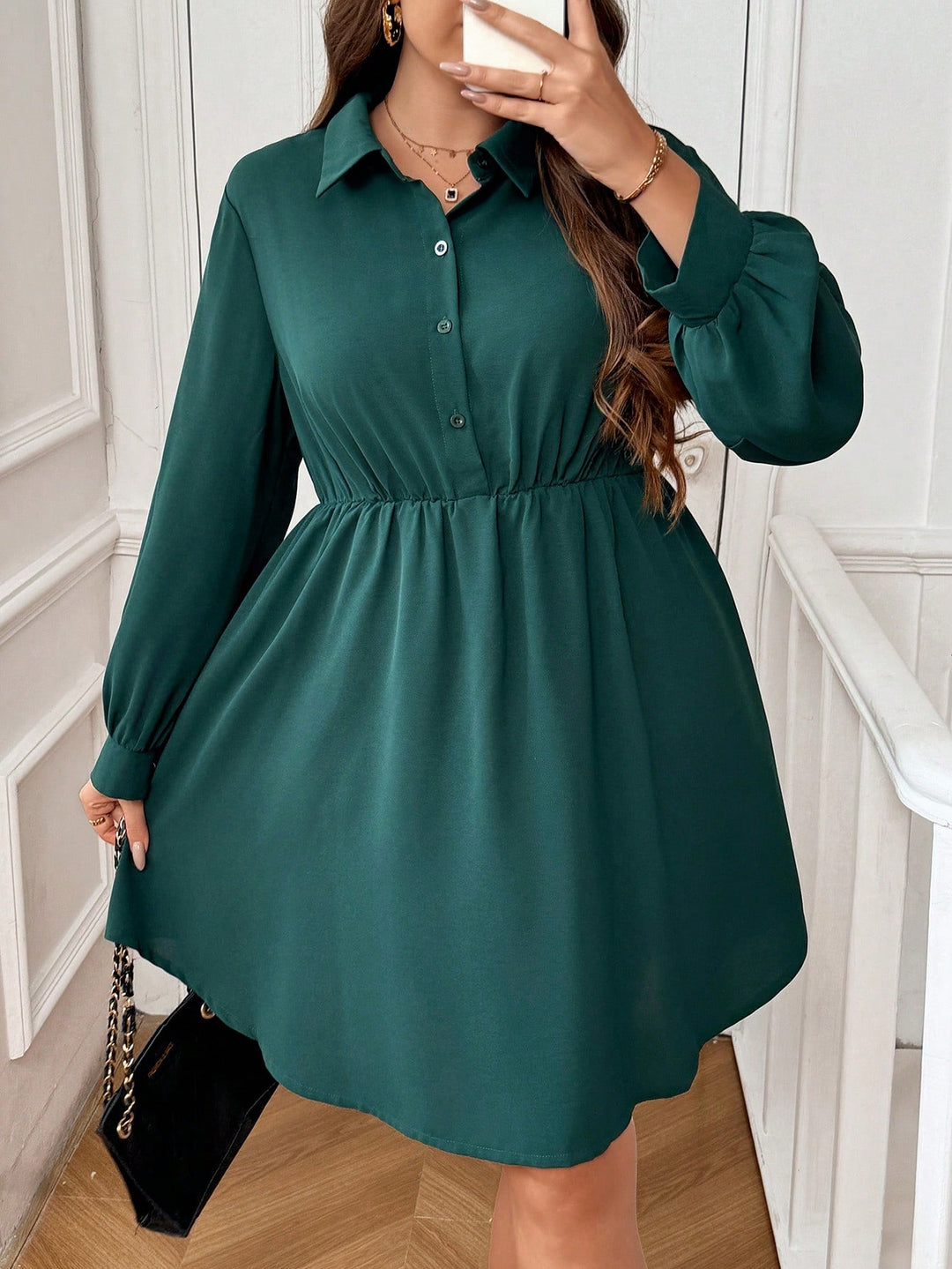 Rochie SHEIN, verde
