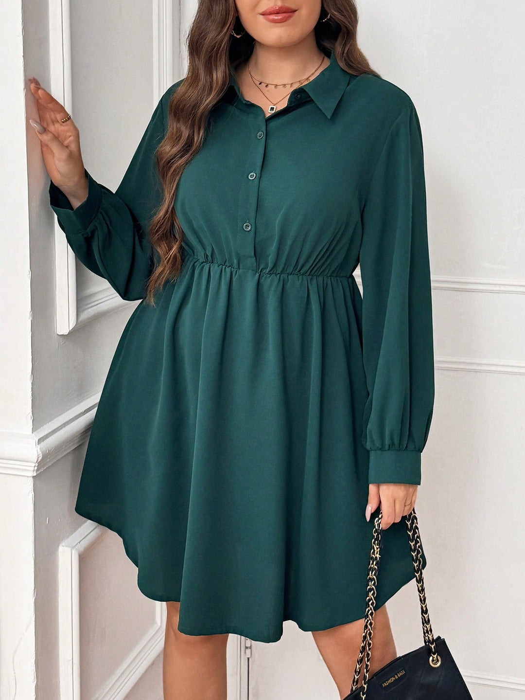 Rochie SHEIN, verde