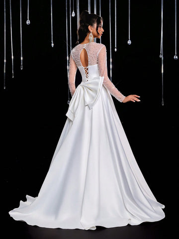 Rochie de ocazie SHEIN, alb