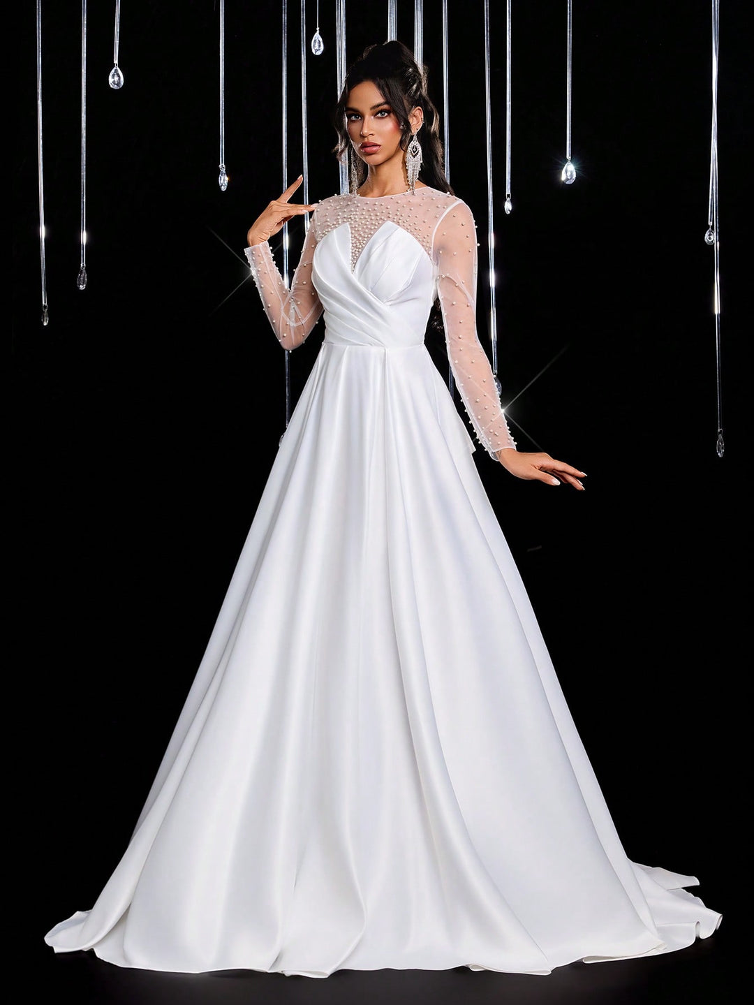 Rochie de mireasă SHEIN, bej
