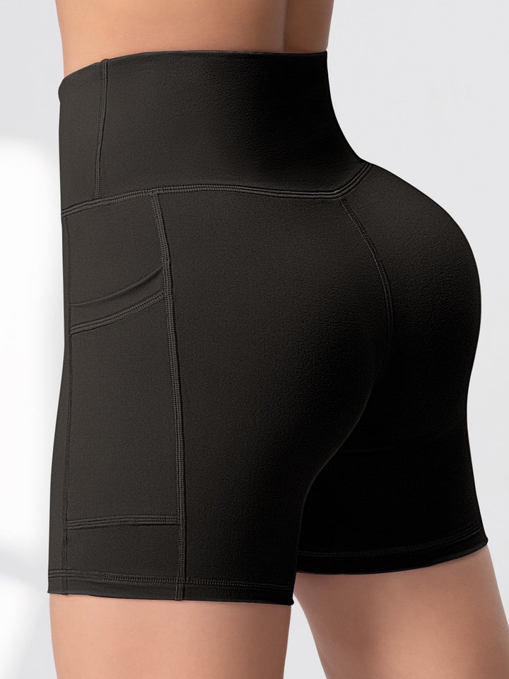 Pantaloni scurți SHEIN, negru