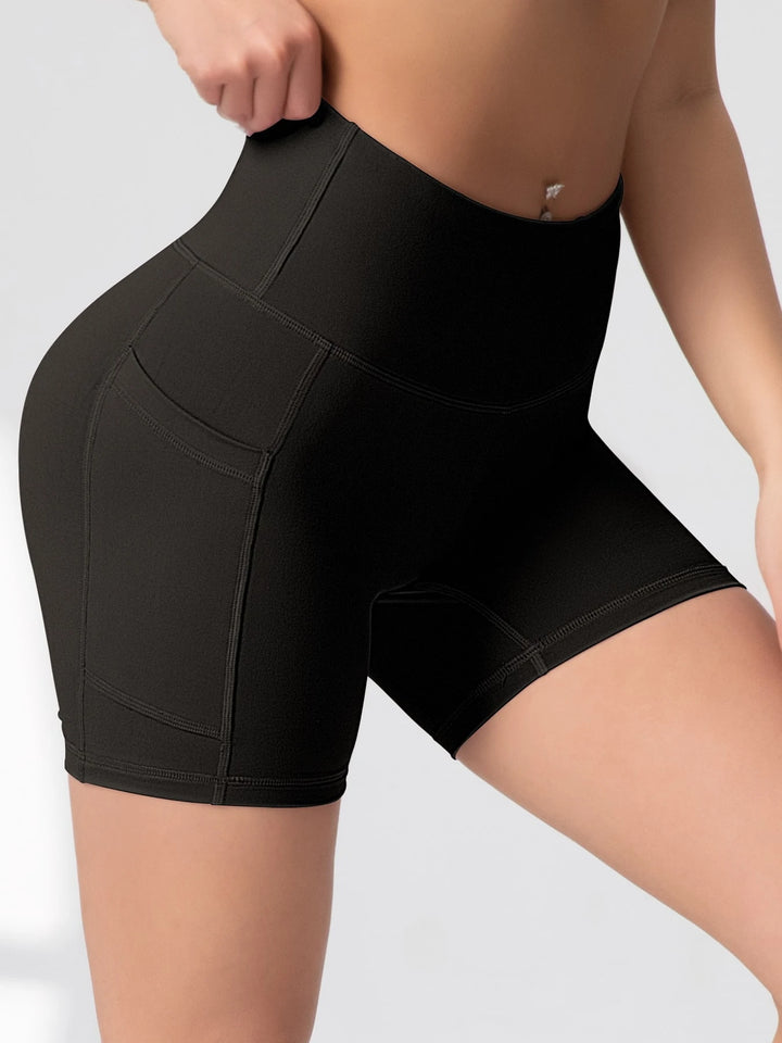 Pantaloni scurți SHEIN, negru