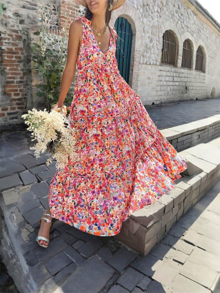 Rochie maxi SHEIN, mix culori