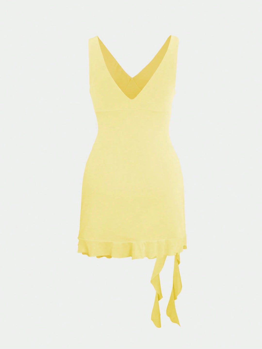 SHEIN mini ruha, sárga