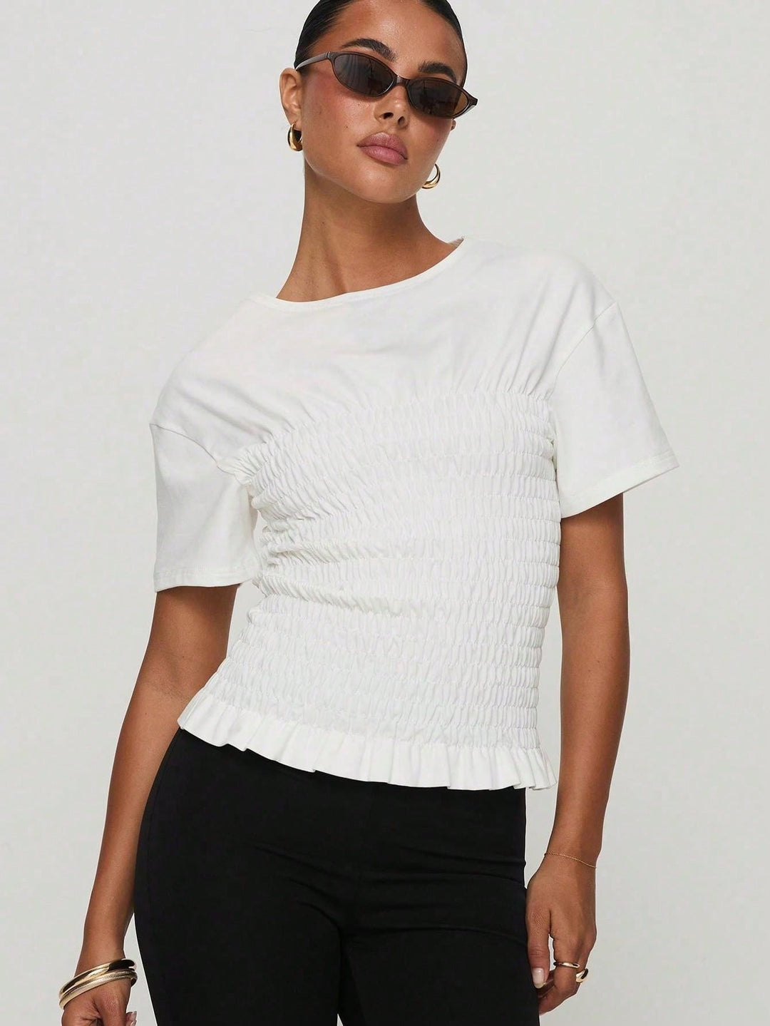 Tricou SHEIN, alb