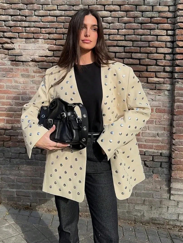SHEIN zakó, ekrü