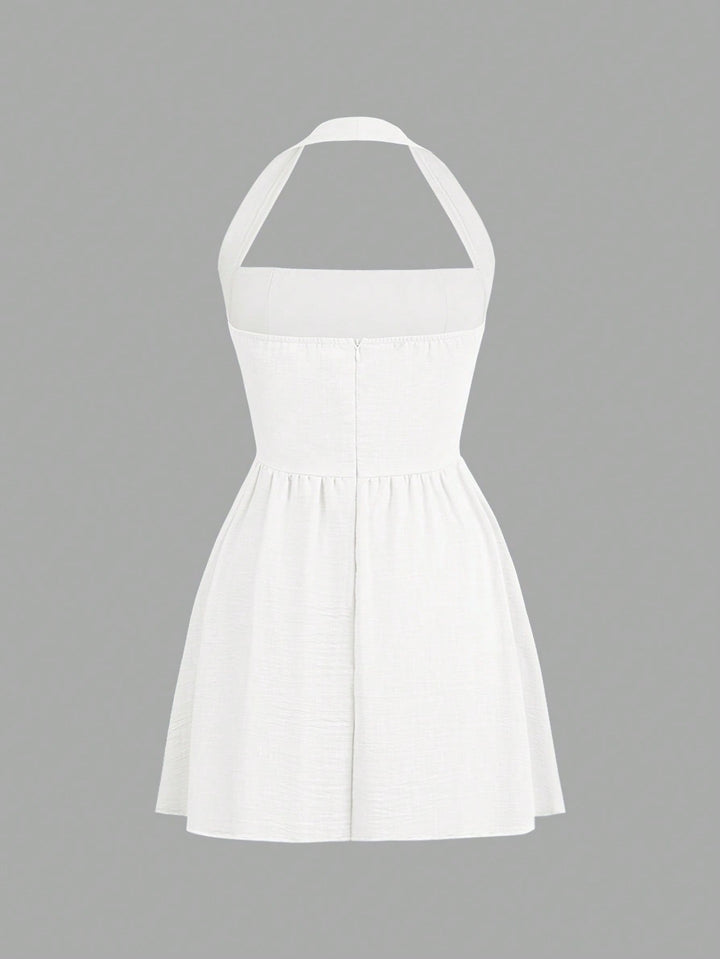 Rochie scurtă SHEIN, alb